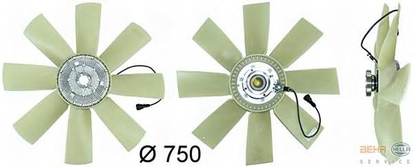 8MV376731481 HELLA Гідромуфта приводу вентилятора