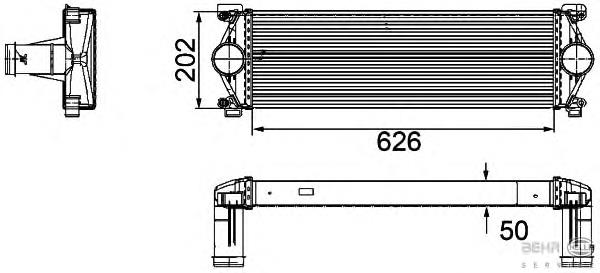 Інтеркулер 5001875210 Renault (RVI)