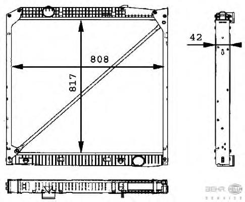 Радіатор основний HELLA 8MK376721211 ціна, від 420.08 USD