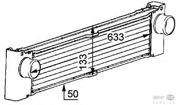 Інтеркулер 8ML376723521 HELLA