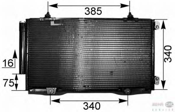 8FC351038741 HELLA Конденсатор