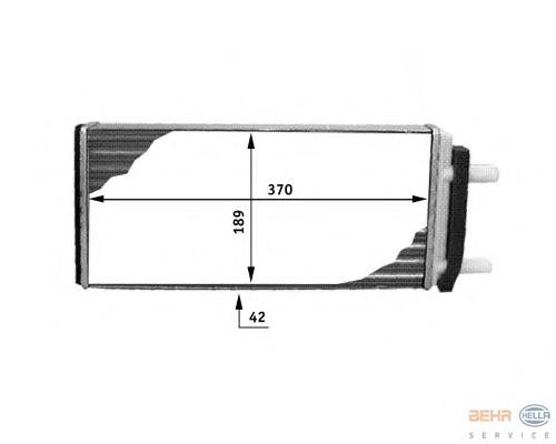 Купити 8FH351312481 HELLA Теплообмінник