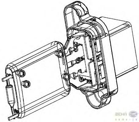 Резистор обігрівача HELLA 9ML351332361 ціна, від 7.40 USD