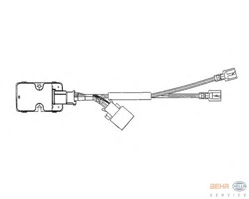 5HL351321021 HELLA Регулятор оборотів пічки