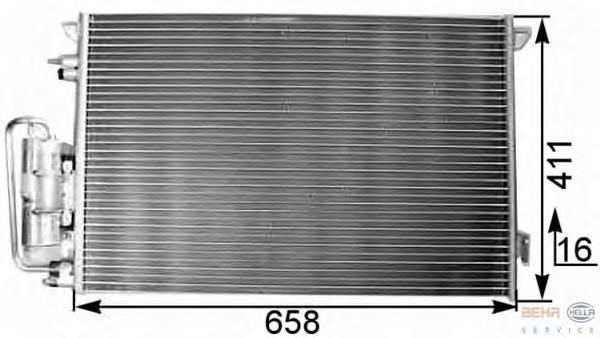 8FC351300301 HELLA Конденсатор