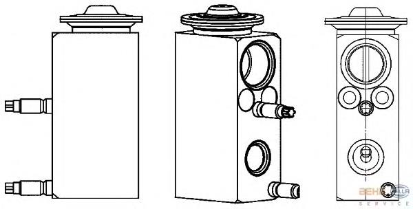 Клапан компресора кондиціонера 8UW351234581 HELLA