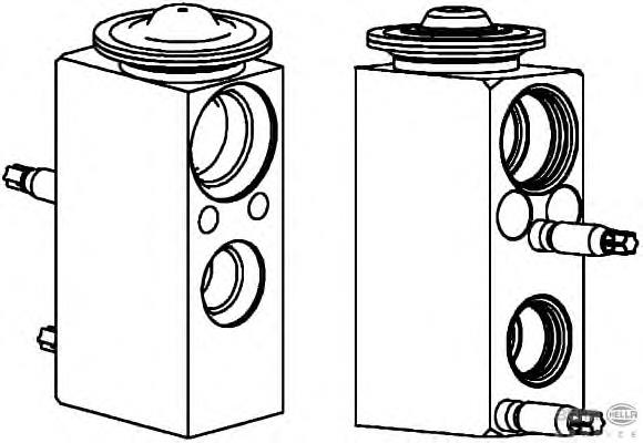 Клапан TRV, кондиціонера 8UW351239591 HELLA