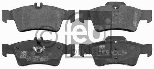 Задні гальмівні колодки Febi 16451 ціна, від 26.51 USD