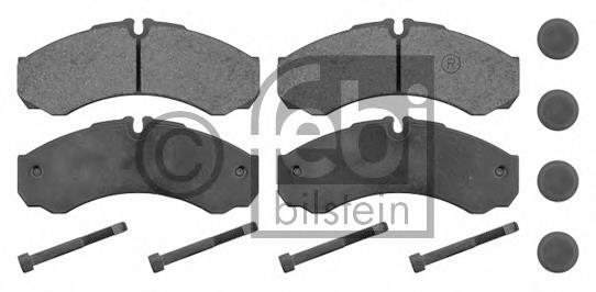 Задні гальмівні колодки Febi 16704 ціна, від 23.79 USD