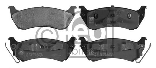Задні гальмівні колодки Febi 16769 ціна, від 28.96 USD