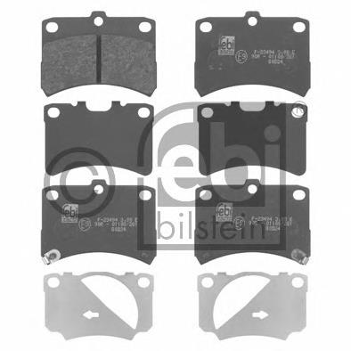 Гальмівні колодки Febi 16661 ціна, від 17.47 USD