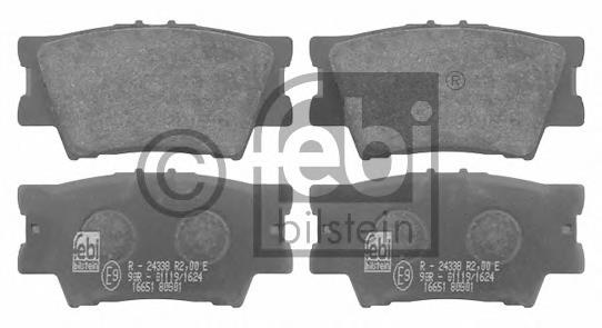 Задні гальмівні колодки Febi 16651 ціна, від 21.16 USD