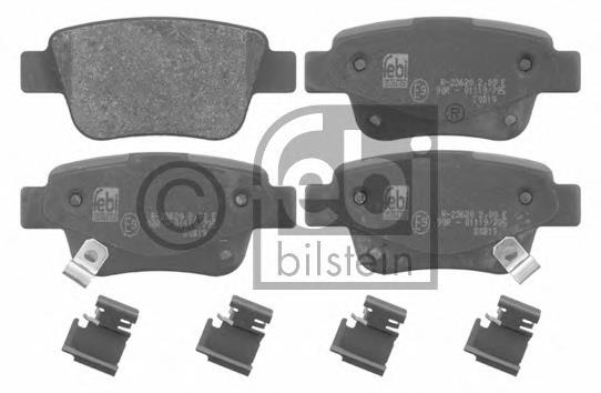 Задні гальмівні колодки Febi 16652 ціна, від 17.62 USD