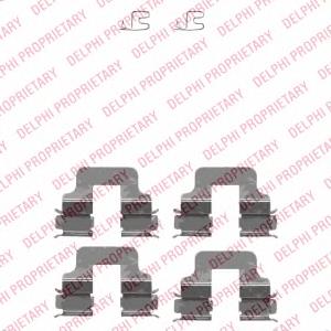 Купити LP2188 Delphi Задні колодки