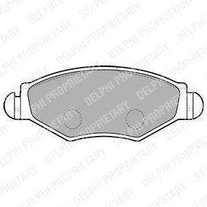 Гальмівні колодки Delphi LP1699 ціна, від 17.80 USD