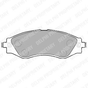 Гальмівні колодки Delphi LP1816 ціна, від 22.10 USD