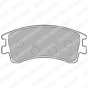Гальмівні колодки Delphi LP1799 ціна, від 21.52 USD