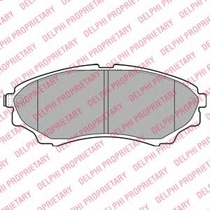 Гальмівні колодки Delphi LP2036 ціна, від 27.98 USD
