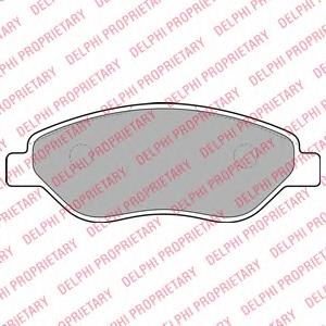 Гальмівні колодки Delphi LP2010 ціна, від 24.98 USD