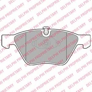 Гальмівні колодки Delphi LP1956 ціна, від 33.12 USD