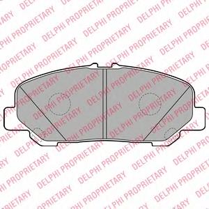 Передні тормозні колодки LP2119 Delphi