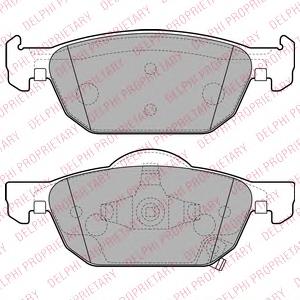 Гальмівні колодки Delphi LP2144 ціна, від 28.31 USD