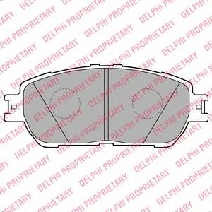 Купити LP2132 Delphi Колодки гальмівні передні, дискові
