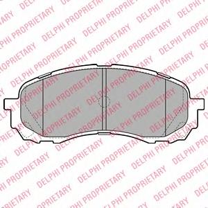 Передні тормозні колодки LP2128 Delphi