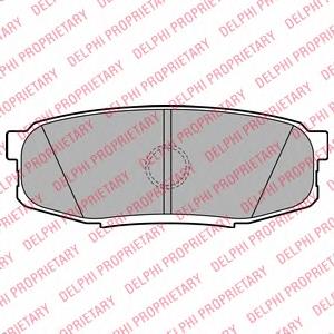 Купити LP2154 Delphi Задні колодки