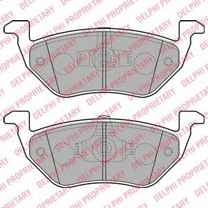Купити LP2158 Delphi Задні колодки