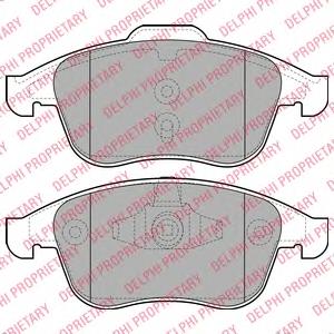 Передні тормозні колодки LP2079 Delphi