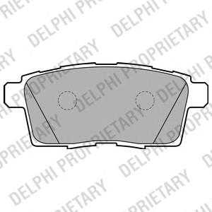 Задні гальмівні колодки Delphi LP2052 ціна, від 20.00 USD