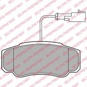 Задні гальмівні колодки Delphi LP2054 ціна, від 32.30 USD