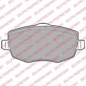 Передні тормозні колодки LP2064 Delphi