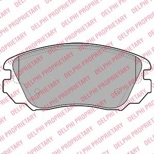 Гальмівні колодки Delphi LP2080 ціна, від 25.74 USD