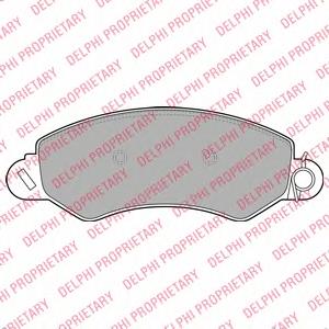 Гальмівні колодки Delphi LP2096 ціна, від 43.19 USD
