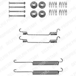 Монтажний комплект задніх барабанних колодок Delphi LY1302 ціна, від 5.35 USD