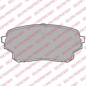 Гальмівні колодки Delphi LP2000 ціна, від 24.98 USD