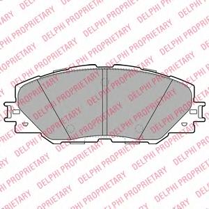Передні тормозні колодки LP2003 Delphi