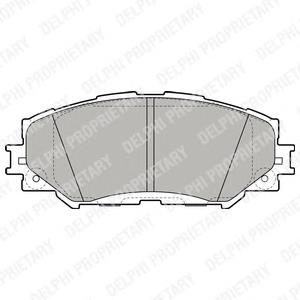 Гальмівні колодки Delphi LP2002 ціна, від 22.54 USD