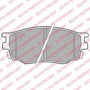 Гальмівні колодки Delphi LP1916 ціна, від 21.71 USD