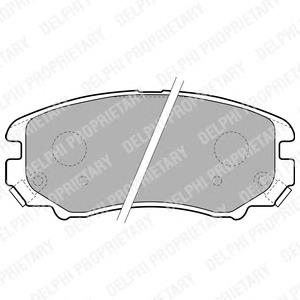 Гальмівні колодки Delphi LP1902 ціна, від 23.44 USD