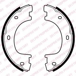 Купити LS2054 Delphi Гальмівні колодки гальма стоянки