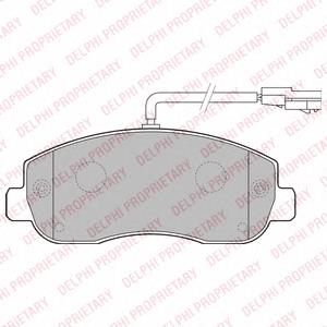 Передні тормозні колодки LP2190 Delphi