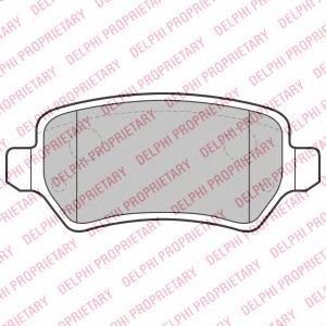 Задні гальмівні колодки Delphi LP2209 ціна, від 20.89 USD