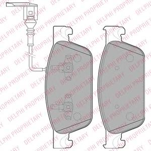 Гальмівні колодки Delphi LP2199 ціна, від 35.88 USD