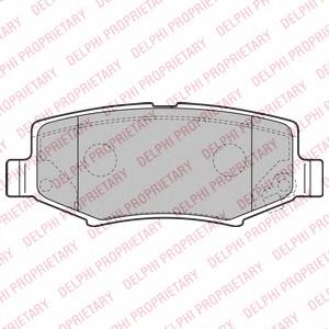 Купити LP2172 Delphi Задні колодки