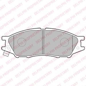 Передні тормозні колодки LP2184 Delphi