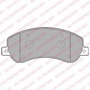 Передні тормозні колодки LP2257 Delphi
