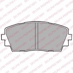 Гальмівні колодки Delphi LP2296 ціна, від 21.21 USD